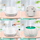 White Wood Aromatherapy Diffuser with Speaker - DAROMA LIFE